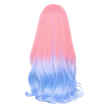 Alien Stage MIZi Pink and Blue Cosplay Wig Heat Resistant Synthetic Hair Carnival Halloween Party Props