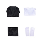 Alien Stage MIZi Women Black Suit Cosplay Costume Halloween Carnival Party Suit