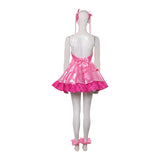 Alien Stage MIZi Women Pink Dress Cosplay Costume Halloween Carnival Party Suit