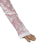 Alien Stage Mizi Women White-pink Long Dress Cosplay Costume Halloween Carnival Party Suit