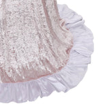 Alien Stage Mizi Women White-pink Long Dress Cosplay Costume Halloween Carnival Party Suit