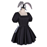 Alien Stage Sua Black Bunny Girl Dress Cosplay Costume Halloween Carnival Party Suit