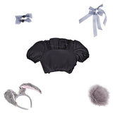 Alien Stage Sua Black Bunny Girl Dress Cosplay Costume Halloween Carnival Party Suit