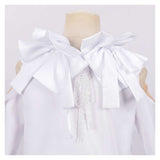Alien Stage Sua Childhood Women White Dress Cosplay Costume Halloween Carnival Party Suit