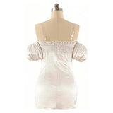 Alien Stage Sua White Dress Cosplay Costume Halloween Carnival Party Suit