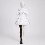 Alien Stage Sua Women White Dress Cosplay Costume Halloween Carnival Party Suit