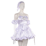 Alien Stage Sua Women White Dress Cosplay Costume Halloween Carnival Party Suit