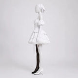 Alien Stage Sua Women White Dress Cosplay Costume Halloween Carnival Party Suit