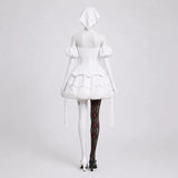 Alien Stage Sua Women White Dress Cosplay Costume Halloween Carnival Party Suit