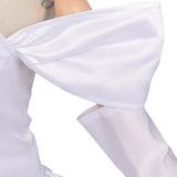 Alien Stage Sua Women White Wedding Dress Cosplay Costume Halloween Carnival Party Suit