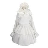 Alien Stage Sua Young Vers Women White Dress Cosplay Costume Halloween Carnival Party Suit