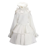 Alien Stage Sua Young Vers Women White Dress Cosplay Costume Halloween Carnival Party Suit