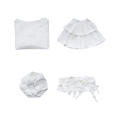 Alien Stage Sua Young Vers Women White Dress Cosplay Costume Halloween Carnival Party Suit