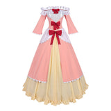 Always a Catch Maria Annunziata Pink Dress Cosplay Costume Halloween Carnival Party Suit