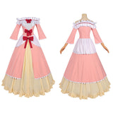 Always a Catch Maria Annunziata Pink Dress Cosplay Costume Halloween Carnival Party Suit