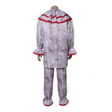 American Horror Story 13 Twisty Clown Gray Outfit Cosplay Costume Halloween Carnival Party Suit