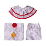 American Horror Story 13 Twisty Clown Gray Outfit Cosplay Costume Halloween Carnival Party Suit