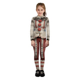 American Horror Story 13 Twisty the Clown Kids Cosplay Costume Halloween Carnival Party Suit