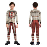American Horror Story 13 Twisty the Clown Kids Cosplay Costume Halloween Carnival Party Suit