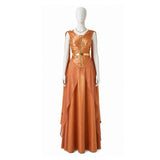Andor Women Orange Dress Cosplay Costume Halloween Carnival Party Suit