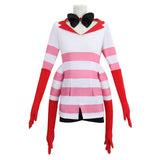 Hazbin Hotel Angel Dust Cosplay Costume Female White Outfits Halloween Carnival Suit