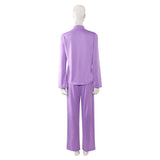 Ann Droid Linda Women Purple Nurse Uniform Cosplay Costume Halloween Carnival Party Suit