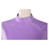 Ann Droid Linda Women Purple Nurse Uniform Cosplay Costume Halloween Carnival Party Suit
