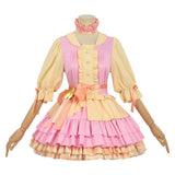 Anya Forger Women Pink Dress Cosplay Costume Halloween Carnival Party Suit