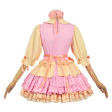 Anya Forger Women Pink Dress Cosplay Costume Halloween Carnival Party Suit