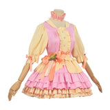 Anya Forger Women Pink Dress Cosplay Costume Halloween Carnival Party Suit