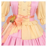 Anya Forger Women Pink Dress Cosplay Costume Halloween Carnival Party Suit