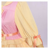 Anya Forger Women Pink Dress Cosplay Costume Halloween Carnival Party Suit