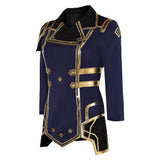 Arcane: League of Legends (2024) Season 2 Caitlyn the Sheriff of Piltover Blue Coat Cosplay Outfit Halloween Carnival Suit