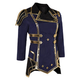 Arcane: League of Legends (2024) Season 2 Caitlyn the Sheriff of Piltover Blue Coat Cosplay Outfit Halloween Carnival Suit