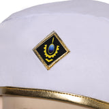 Arcane: League of Legends (2024) Season 2 Caitlyn the Sheriff of Piltover White Hat Cap Cosplay Halloween Carnival Suit Accessories