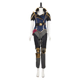 Arcane: League of Legends (2024) Season 2 Vi Blue Officer Uniform Outfit Cosplay Costume Halloween Carnival Suit