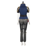 Arcane: League of Legends (2024) Season 2 Vi Blue Officer Uniform Outfit Cosplay Costume Halloween Carnival Suit