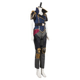 Arcane: League of Legends (2024) Season 2 Vi Blue Officer Uniform Outfit Cosplay Costume Halloween Carnival Suit