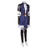 Arcane: League of Legends Season 2 Caitlyn Sleeveless Blue Outfit Cosplay Costume Halloween Carnival Suit