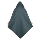 Arcane: League of Legends Season 2 Jinx Unisex Grey Cloak Cape Carnival Halloween Cosplay Costume