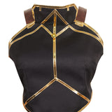 Arcane: League of Legends Season 2 Vi Black Vest Cosplay Costume Halloween Carnival Suit