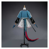 Arknights Chen Qianyu Cosplay Black Blue Costume Halloween Carnival Party Suit