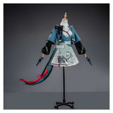 Arknights Chen Qianyu Cosplay Black Blue Costume Halloween Carnival Party Suit