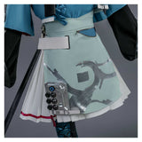 Arknights Chen Qianyu Cosplay Black Blue Costume Halloween Carnival Party Suit