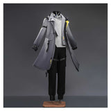 Arknights Endministrator Cosplay Grey Costume Halloween Carnival Party Suit