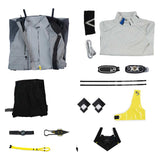 Arknights Endministrator Cosplay Grey Costume Halloween Carnival Party Suit