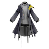 Arknights Endministrator Cosplay Grey Female Costume Halloween Carnival Party Suit