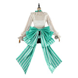 Arknights Haruka Women Green Dress Cosplay Costume Halloween Carnival Party Suit