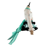 Arknights Haruka Women Green Dress Cosplay Costume Halloween Carnival Party Suit