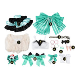 Arknights Haruka Women Green Dress Cosplay Costume Halloween Carnival Party Suit